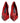 Dolce & Gabbana Red Patent Leather Faux Pearl Heels Pumps Shoes