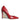 Dolce & Gabbana Red Patent Leather Faux Pearl Heels Pumps Shoes