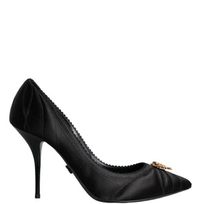 Dolce & Gabbana Black Heart DEVOTION Heels Pumps Shoes