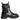 Dolce & Gabbana Black Leather Combat Mid Calf Boots Shoes