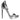 Dolce & Gabbana Silver KEIRA Heels Ankle Strap Sandals Shoes