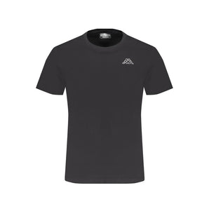 Kappa Black Cotton T-Shirt