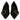 Dolce & Gabbana Black Devotion Leather Pointy Flats Shoes