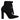 Dolce & Gabbana Black Jersey Stretch Ankle Booties Shoes