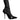 Dolce & Gabbana Black Leather Stilettos Booties Socks Shoes