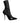 Dolce &amp; Gabbana Black Leather Stilettos Booties Socks Shoes