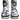 Dolce & Gabbana White Padded Logo Print Mid Calf Boots Shoes