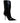 Dolce & Gabbana Black Patent Leather Mid Calf Boots Shoes