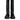 Dolce & Gabbana Black Leather Trekking Knee High Boots Shoes