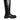 Dolce & Gabbana Black Leather Trekking Knee High Boots Shoes