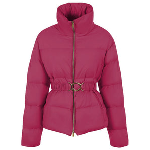 PINKO Fuchsia Nylon Jackets & Coat