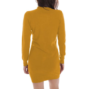 Yes Zee Yellow Viscose Dress