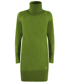 Yes Zee Vestido de viscosa verde