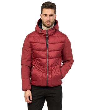 Yes Zee Red Nylon Men's Jacket