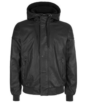 Yes Zee Black Polyethylene Men's Jacket