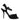 Dolce & Gabbana Black KEIRA Heels Ankle Strap Sandals Shoes