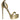 Dolce & Gabbana Gold Leather Platform Keira Sandals Shoes