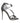 Dolce &amp; Gabbana Silver Keira Leather Heels Sandals Shoes