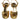 Dolce & Gabbana Gold Bette Leather Heels Sandals Shoes