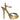 Dolce & Gabbana Gold Bette Leather Heels Sandals Shoes