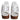 Dolce & Gabbana White Leather Wood Mules Wedge Slides Shoes