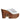 Dolce & Gabbana White Leather Wood Mules Wedge Slides Shoes