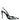 Dolce & Gabbana Black Graffiti Leather Slingback Heels Pumps Shoes