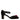 Dolce & Gabbana Black Velvet Roses Ankle Strap Pumps Shoes