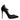 Dolce & Gabbana Black Satin Ankle Strap Heels Pumps Shoes