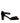 Dolce & Gabbana Black Velvet Roses Ankle Strap Pumps Shoes