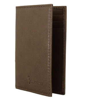 Billionaire Italian Couture Elegant Leather Men's Wallet in Brown Billionaire Italian Couture 