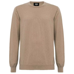 Alpha Studio Brown Wool Vergine Sweater