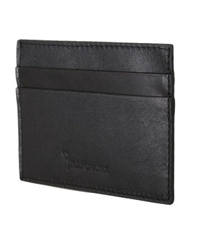 Billionaire Italian Couture Exquisite Black Leather Men's Wallet Billionaire Italian Couture 