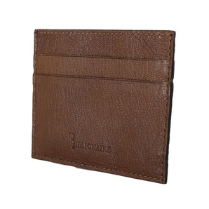 Billionaire Italian Couture Elegant Leather Men's Wallet in Brown Billionaire Italian Couture 