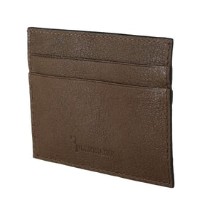 Billionaire Italian Couture Elegant Turtledove Leather Men's Wallet Billionaire Italian Couture 