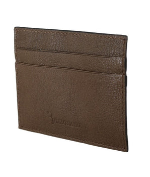 Billionaire Italian Couture Elegant Turtledove Leather Men's Wallet Billionaire Italian Couture 