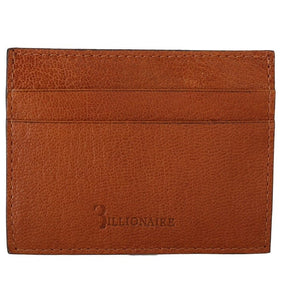 Billionaire Italian Couture Elegant Men's Leather Wallet in Brown Billionaire Italian Couture 