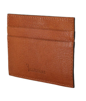 Billionaire Italian Couture Elegant Men's Leather Wallet in Brown Billionaire Italian Couture 