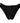 Dolce &amp; Gabbana Traje de baño de nailon negro Bikini con parte inferior de ropa de playa