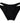 Dolce &amp; Gabbana Traje de baño de nailon negro Bikini con parte inferior de ropa de playa