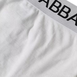 Dolce & Gabbana White Cotton Stretch Branded Logo Underwear