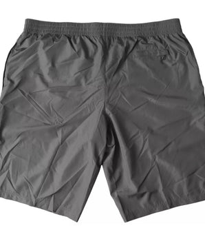 Dolce & Gabbana Dark Gray Polyester Beachwear Shorts Swimwear Men