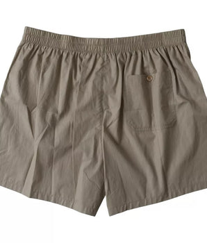 Dolce & Gabbana Brown Cotton Regular Boxer Shorts Underwear
