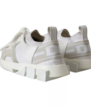 Dolce &amp; Gabbana Zapatillas De Trekking Sorrento De Malla Blanca Zapatos