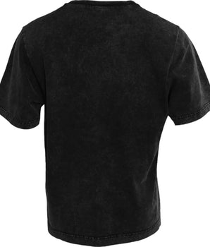 Dolce & Gabbana Black Logo Print Cotton Crewneck Men T-shirt