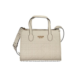 Guess Jeans Beige Polyethylene Handbag