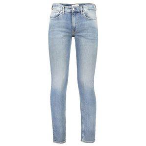 Calvin Klein Blue Cotton Jeans & Pant