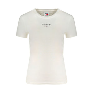 Tommy Hilfiger White Cotton Tops & T-Shirt