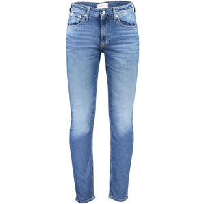 Calvin Klein Blue Cotton Jeans & Pant