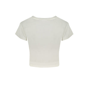 Calvin Klein White Cotton Tops & T-Shirt